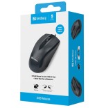 Raton sandberg usb 3 botones negro