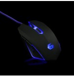 Gembird raton gaming 2400dpi 6 botones usb 1.30m led azul musg-001-b