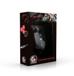 Gembird raton gaming 2400dpi 6 botones usb 1.30m led azul musg-001-b