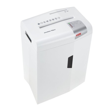 Hsm x6pro triturador de papel corte en partículas 22 cm 58 db plata, blanco