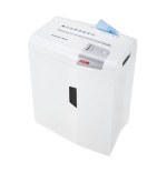 Hsm x6pro triturador de papel corte en partículas 22 cm 58 db plata, blanco