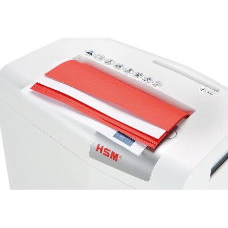 Hsm x6pro triturador de papel corte en partículas 22 cm 58 db plata, blanco