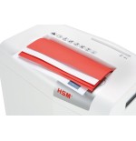 Hsm x6pro triturador de papel corte en partículas 22 cm 58 db plata, blanco