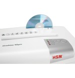 Hsm x6pro triturador de papel corte en partículas 22 cm 58 db plata, blanco