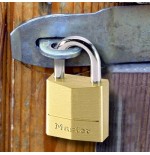 Master lock 120eurd candado para maletas luggage key lock latón latón, plata
