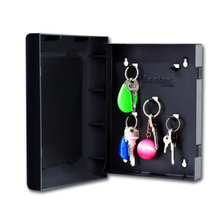 Key box - plastic / black/ capacity 5 keys marco fotos