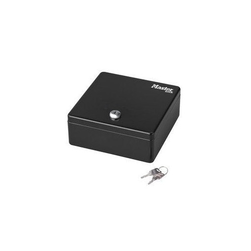 Master lock kds1eurhro caja pequeña para efectivo y candado con llave