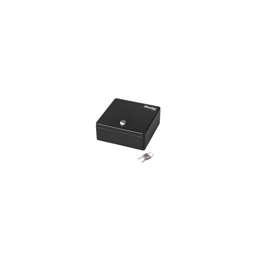 Master lock kds1eurhro caja pequeña para efectivo y candado con llave