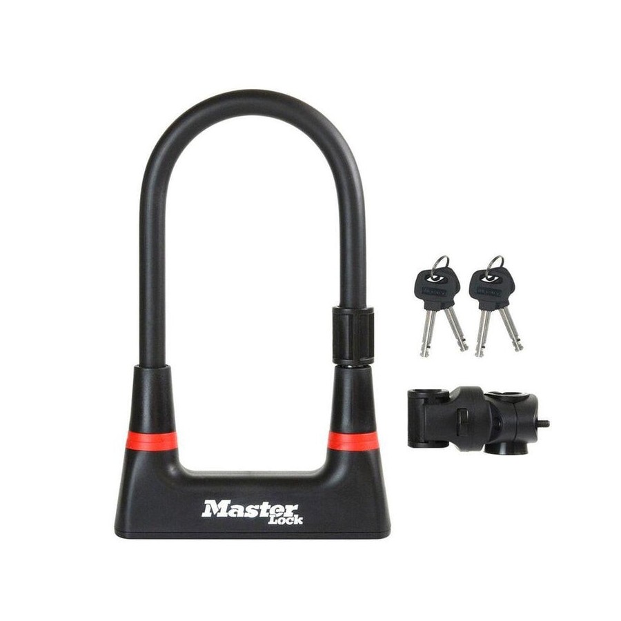 Master lock candado en u de acero con soporte 8279eurdpro