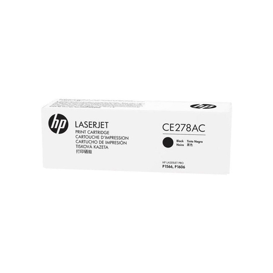 Toner hp 78a black   2100pgs   contractual   lj p1566/1606dn