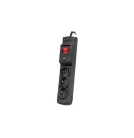 Armac surge protection multi m3 (3 outlets) 1.5m black