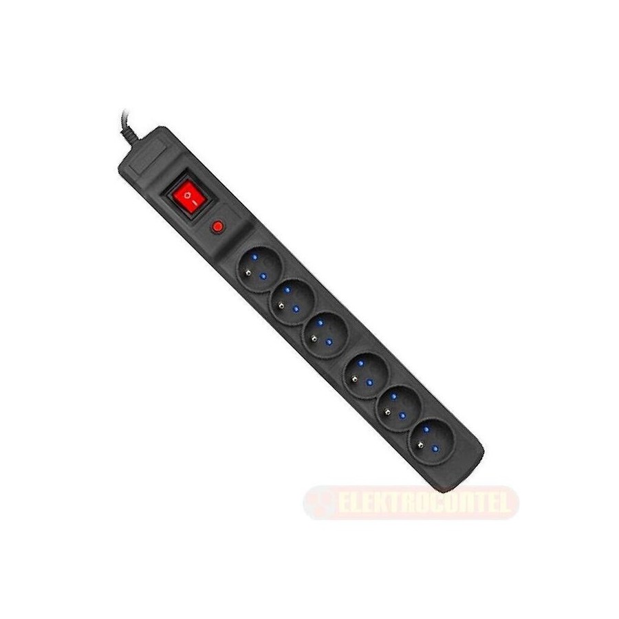 Armac m6 / 45 / cz unidad de distribución de energía armac multi m6 (6 slots) 4.5m negro