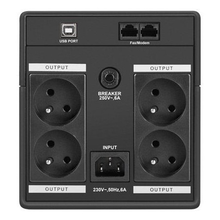 Armac ups home line-interactive 1500e led 4x 230v pl out, usb