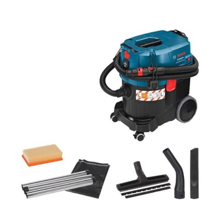 Aspirador industrial bosch 0 601 9c3 000 extractor de polvo negro, azul