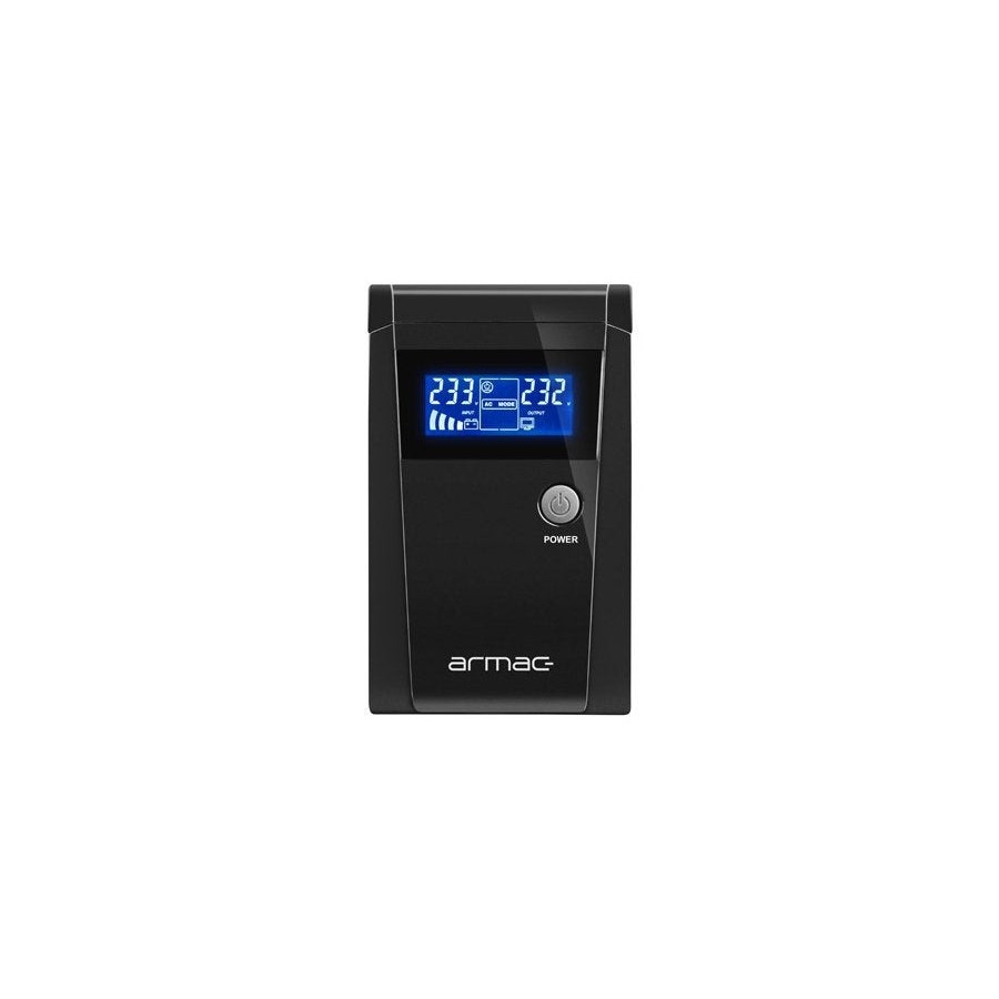 Armac ups office line-interactive 650e lcd 2x 230v pl out, usb