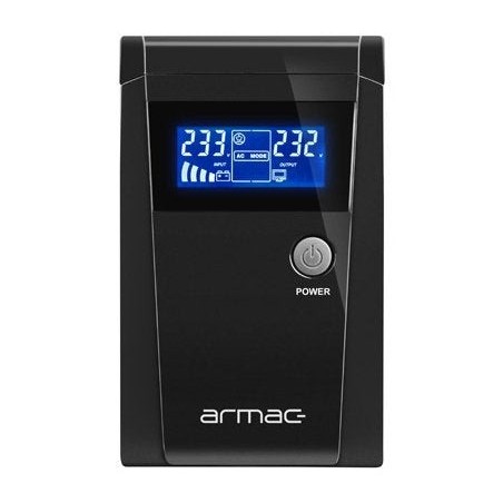 Armac ups office line-interactive 650e lcd 2x 230v pl out, usb