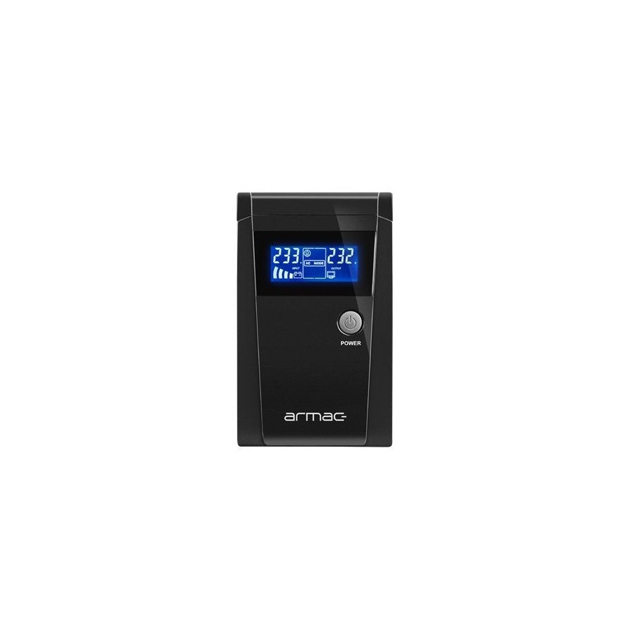 Armac ups office line-interactive 650f lcd 2x schuko 230v out, usb