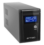 Armac ups office line-interactive 650f lcd 2x schuko 230v out, usb