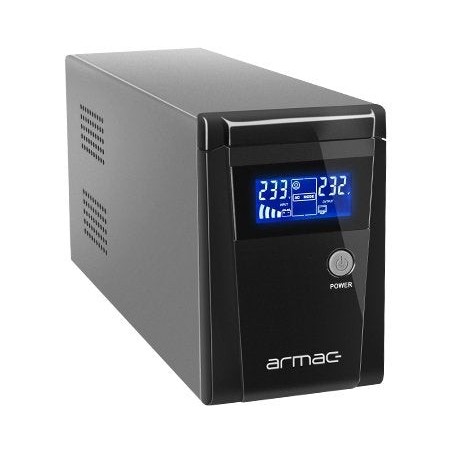 Armac ups office line-interactive 850f lcd 2x schuko 230v out, usb