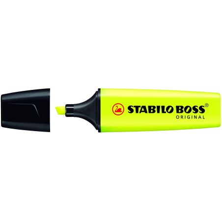 Stabilo boss marcador fluorescente amarillo