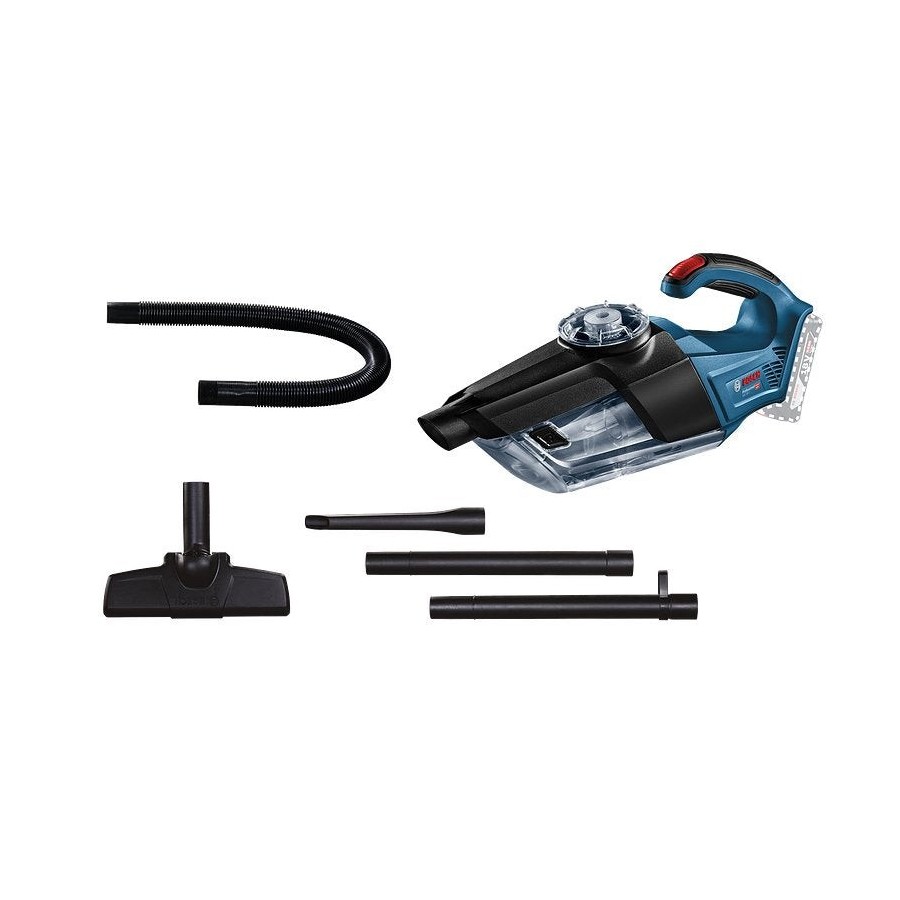 Aspirador de mano bosch gas 18v-1 professional negro, azul, rojo, translúcido