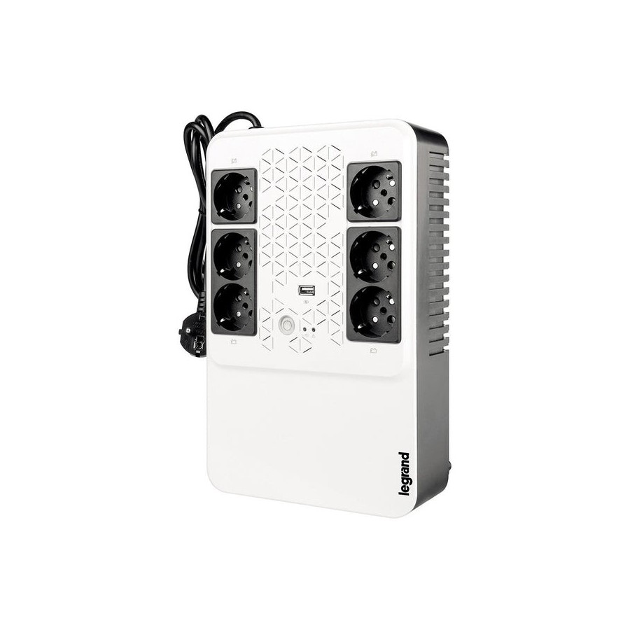 Legrand keor multiplug sistema de alimentación ininterrumpida (ups) línea interactiva 800 va 480 w 6 salidas ac