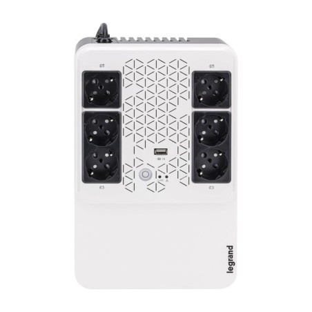 Legrand keor multiplug sistema de alimentación ininterrumpida (ups) línea interactiva 800 va 480 w 6 salidas ac
