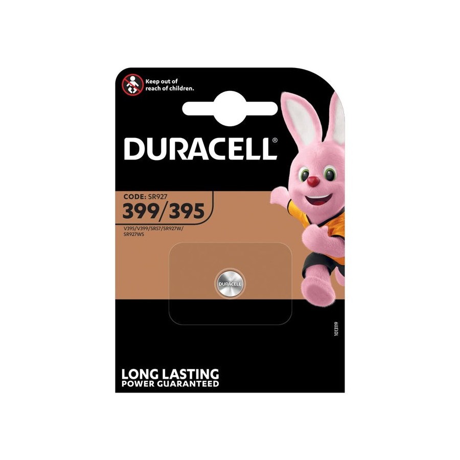 Duracell pila de boton 399/395 oxido de plata bateraâa no-recargable 1ud