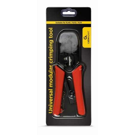 Gembird crimpadora para conectores rj11/rj12/rj45 metalica  t-wc-02