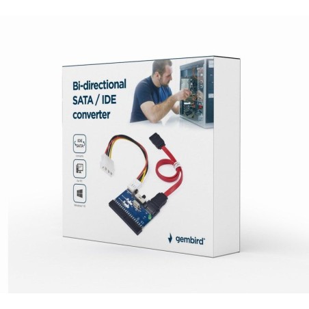 Gembird convertidor ide/sata bidireccional sata-ide-2