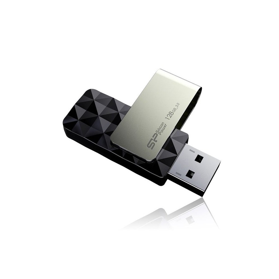 Silicon power blaze b30 8 gb, usb 3.0, plata