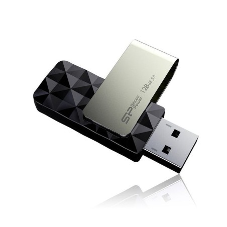 Silicon power blaze b30 8 gb, usb 3.0, plata