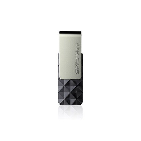 Silicon power blaze b30 8 gb, usb 3.0, plata