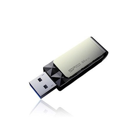 Silicon power blaze b30 8 gb, usb 3.0, plata