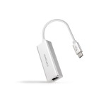 Nanocable conversor usb-c a ethernet gigabit 10/100/1000 mbps - 15 cm - aluminio