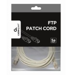 Gembird cable red ftp cat5e 3m gris