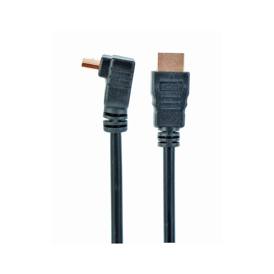 Gembird cable hdmi v1.4 acodado 90 m/m 3m negro