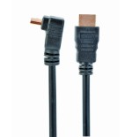 Gembird cable hdmi v1.4 acodado 90 m/m 3m negro