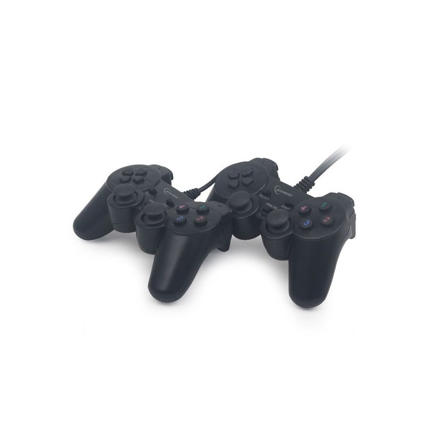 Gembird jpd-udv2-01 gamepad pc negro mando y volante