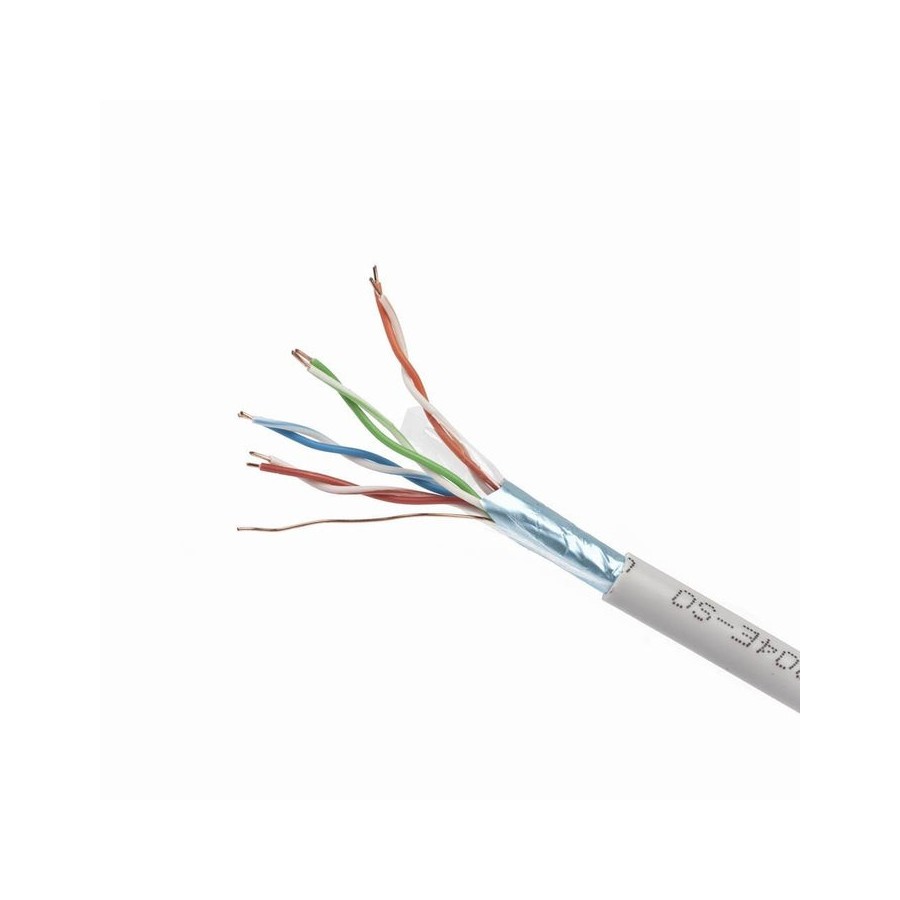 Gembird bobina de red ftp cat5e awg24 305m grisfpc-5004e-sol