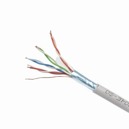 Gembird bobina de red ftp cat5e awg24 305m grisfpc-5004e-sol