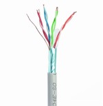 Gembird bobina de red ftp cat5e awg24 305m grisfpc-5004e-sol