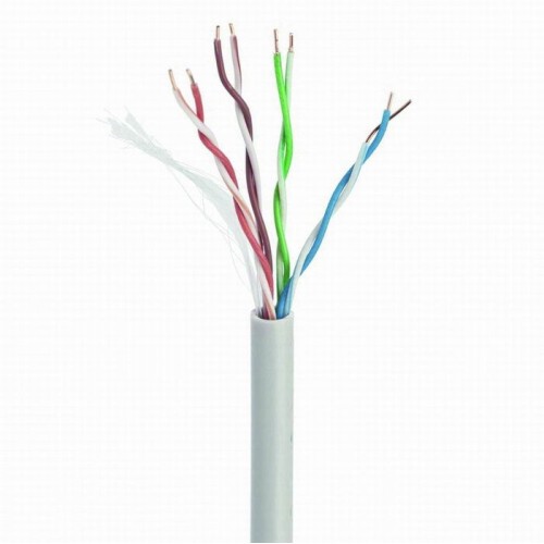 Gembird bobina de red utp cat5e awg24 lszh 305m gris upc-5004e-so