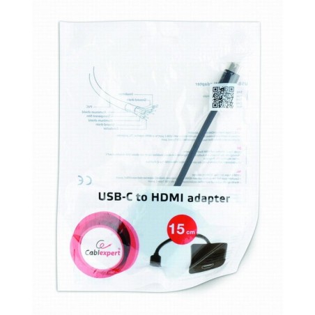 Gembird adaptador usb tipo c a hdmi negro