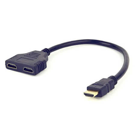 Gembird cable doble hdmi 2 x hdmi negro cable hdmi dsp-2ph4-04