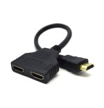 Gembird cable doble hdmi 2 x hdmi negro cable hdmi dsp-2ph4-04