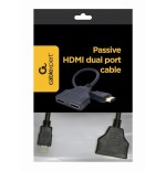 Gembird cable doble hdmi 2 x hdmi negro cable hdmi dsp-2ph4-04