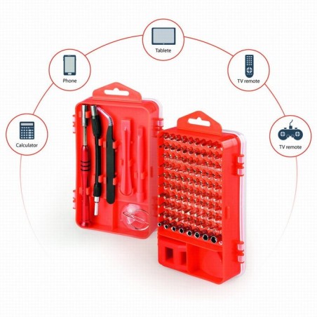 Gembird tk-sd-07 conjunto de picas de precisión, 108 piezas