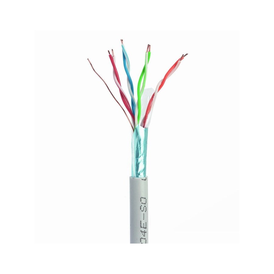 Gembird 305m cat5e ftp 305m cat5e f/utp (ftp) gris cable de red