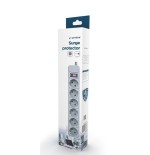 Gembird regleta 6 tomas 1.80m base multiple  spg6-b-6c